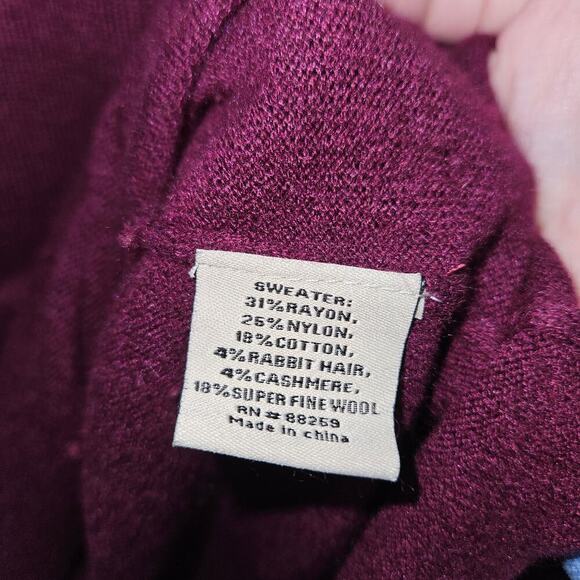 Subtle Luxury Cashmere Wool Cowl Neck Sweater. Size M. - Picture 6 of 6